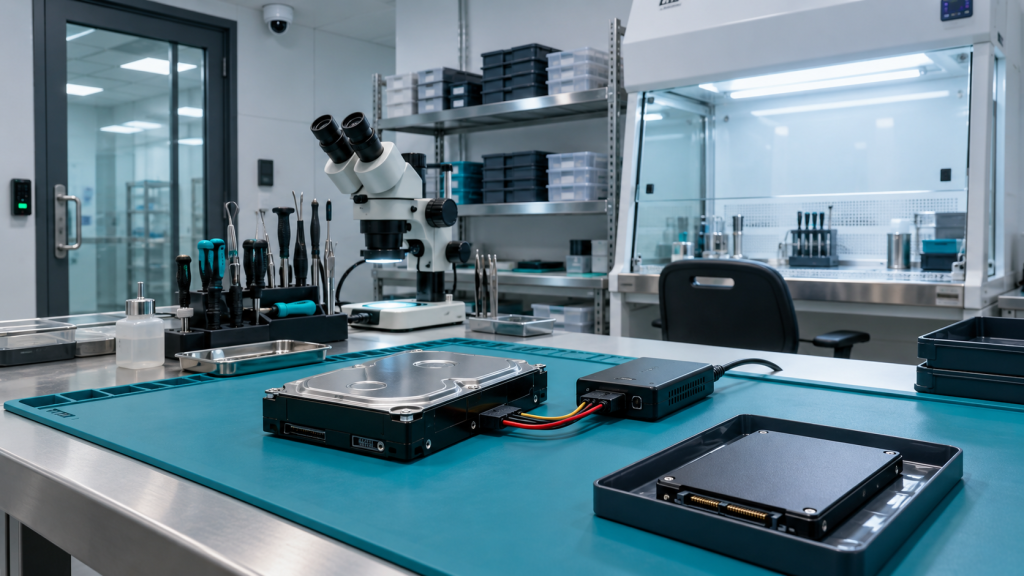 Phòng lab phục hồi dữ liệu an toàn-FSIDDS